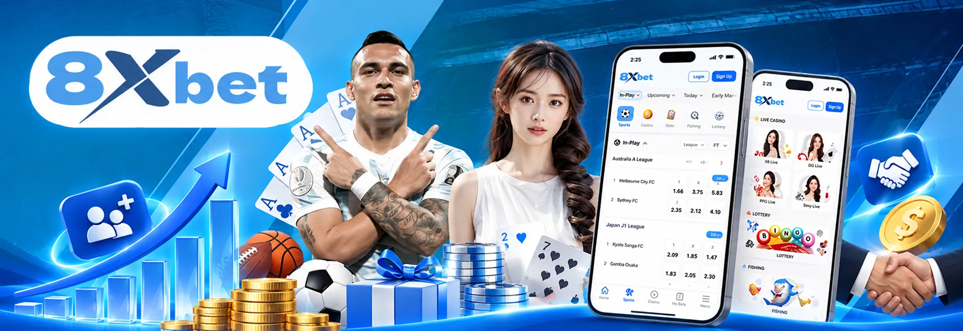 Đại Lý 8xbet Tải - Nhận Hoa Hồng 20% Đến 45% Theo Hiệu Suất